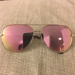 DesixQuay Gold sunglasses